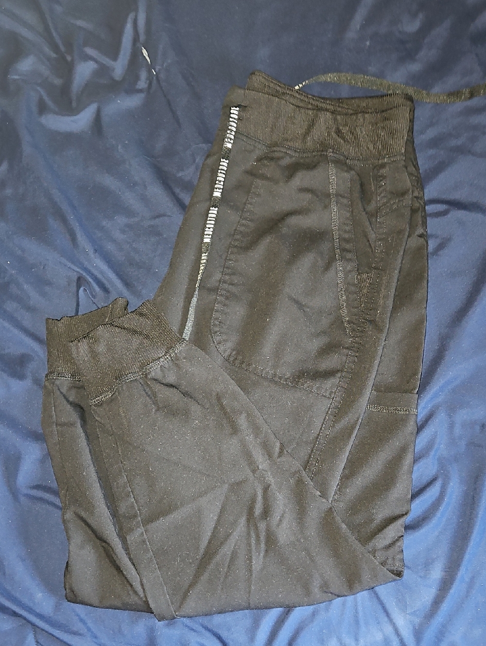 Med Couture Black Women's Srub Joggers